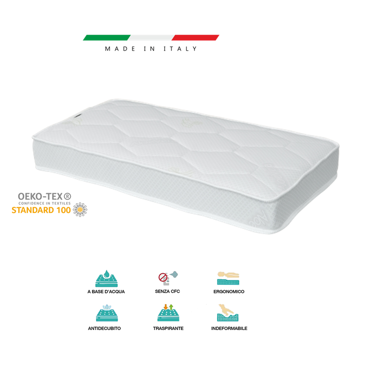 Culla "Baby" in tessuto Aloe Vera