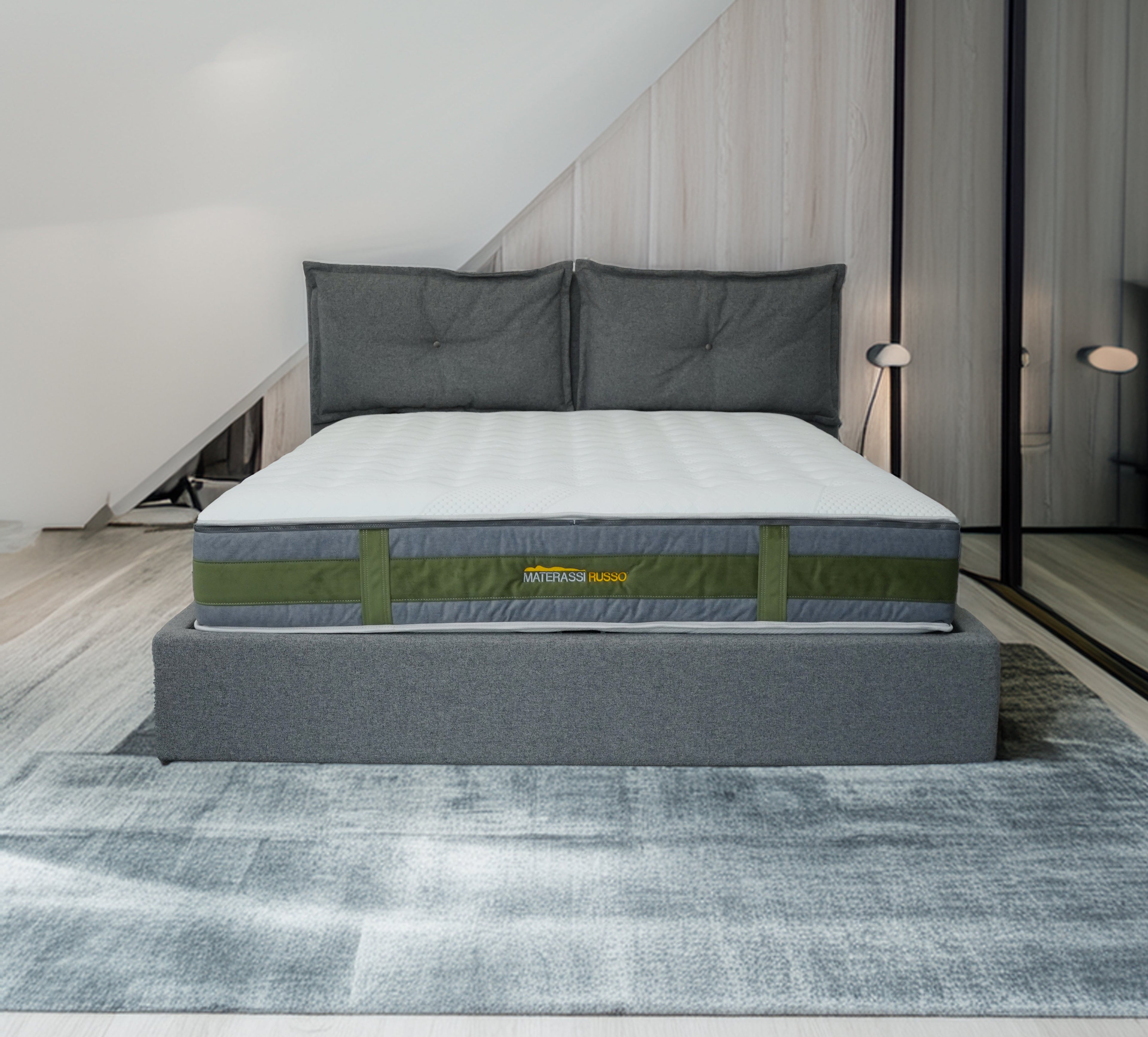 Materasso "Comfort" a Doppia Struttura con Fodera Stagionale Reversibile