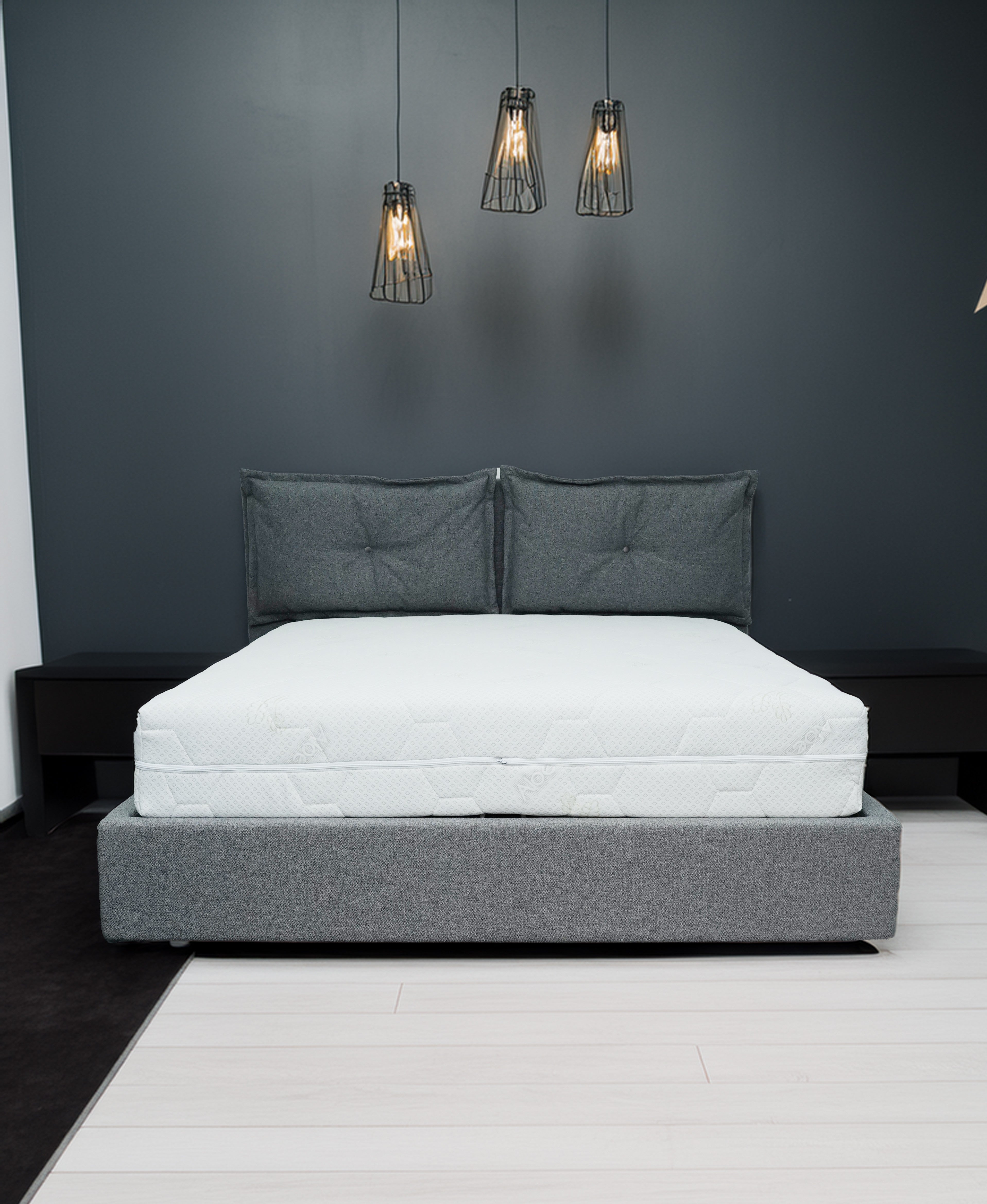 Materasso "Venere" Ibrido Sfoderabile in Tessuto Aloe Vera – Tecnologia Memory, Water Foam e Molle Insacchettate