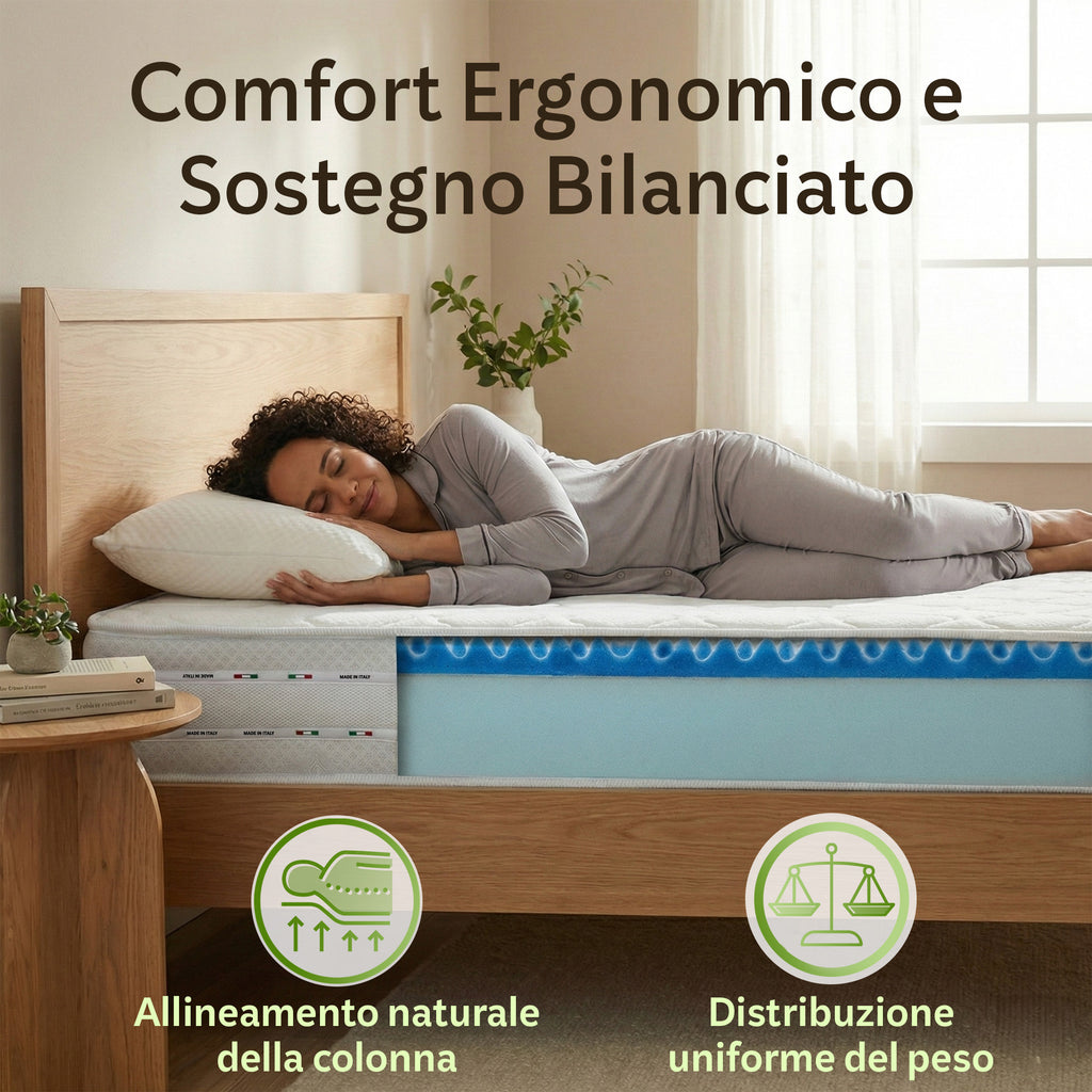 Materasso "DALIA" in Memory Foam H24