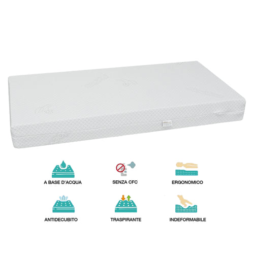 Culla "Baby"  sfoderabile con zip in tessuto Aloe Vera